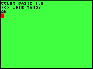 Radio Shack/Tandy Color Computer, Basic 1.2